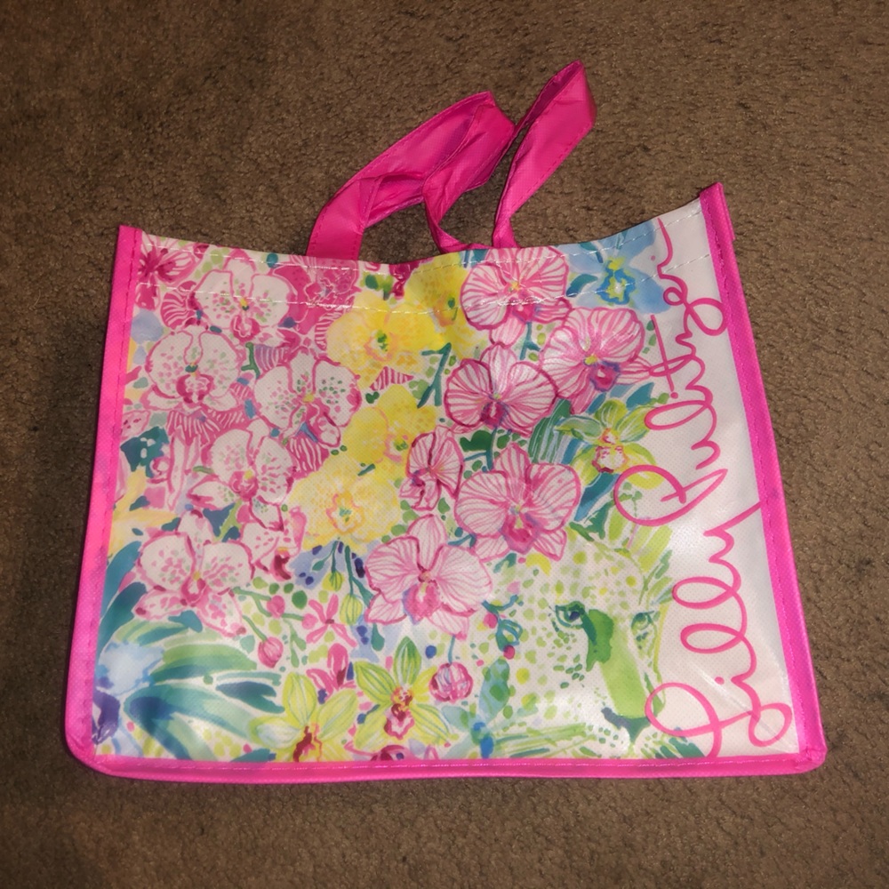 Lilly Pulitzer Floral Shopping Bag